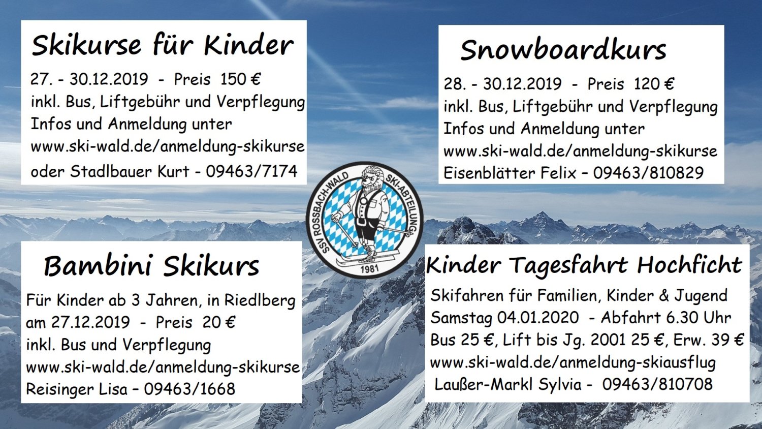 Kinder Skikurs 2019